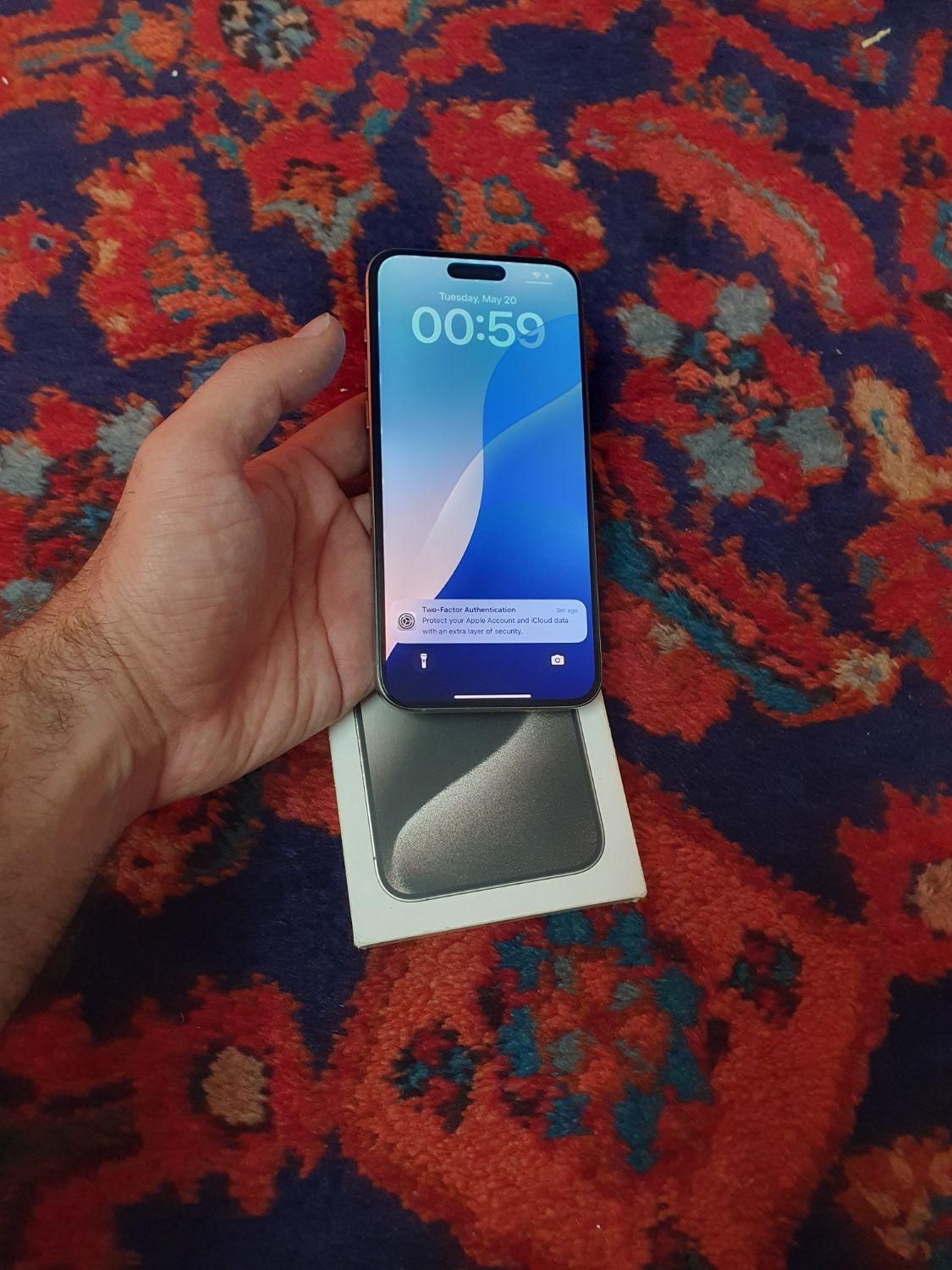 اپل iPhone 15 Pro Max با حافظهٔ ۵۱۲ گیگابایت|موبایل|تهران, دولت‌آباد|دیوار