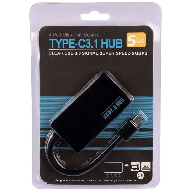 انواع هاب usb3 دارای 4 پورت تایپ سی گارانتی دار|قطعات و لوازم جانبی رایانه|سبزوار, قاضی زاد|دیوار