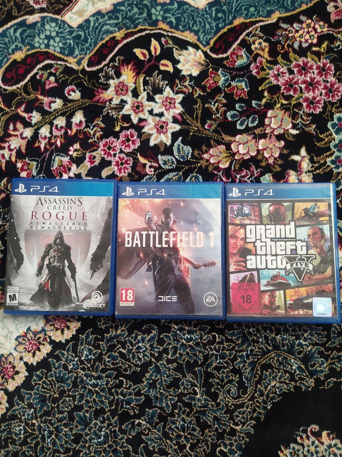 سه عدد بازی ps4 فروش یک جا|کنسول، بازی ویدئویی و آنلاین|شهریار, |دیوار