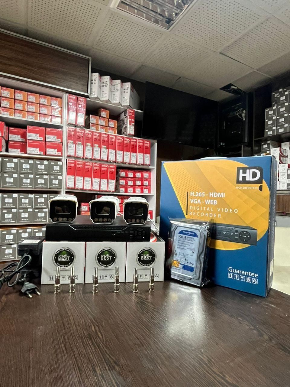 پک کامل دوربین مداربسته AHD|دوربین مداربسته|گلستان (تهران), |دیوار