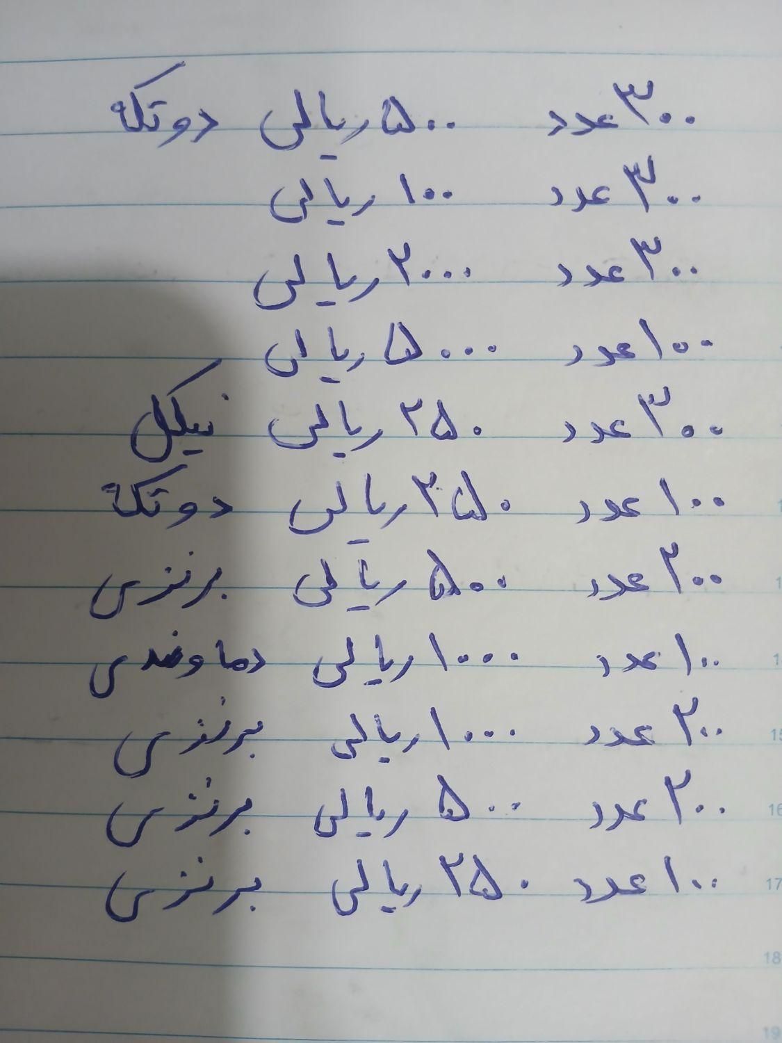 قیمت 200میلیون|کلکسیون سکه، تمبر، اسکناس|تهران, افسریه شمالی|دیوار
