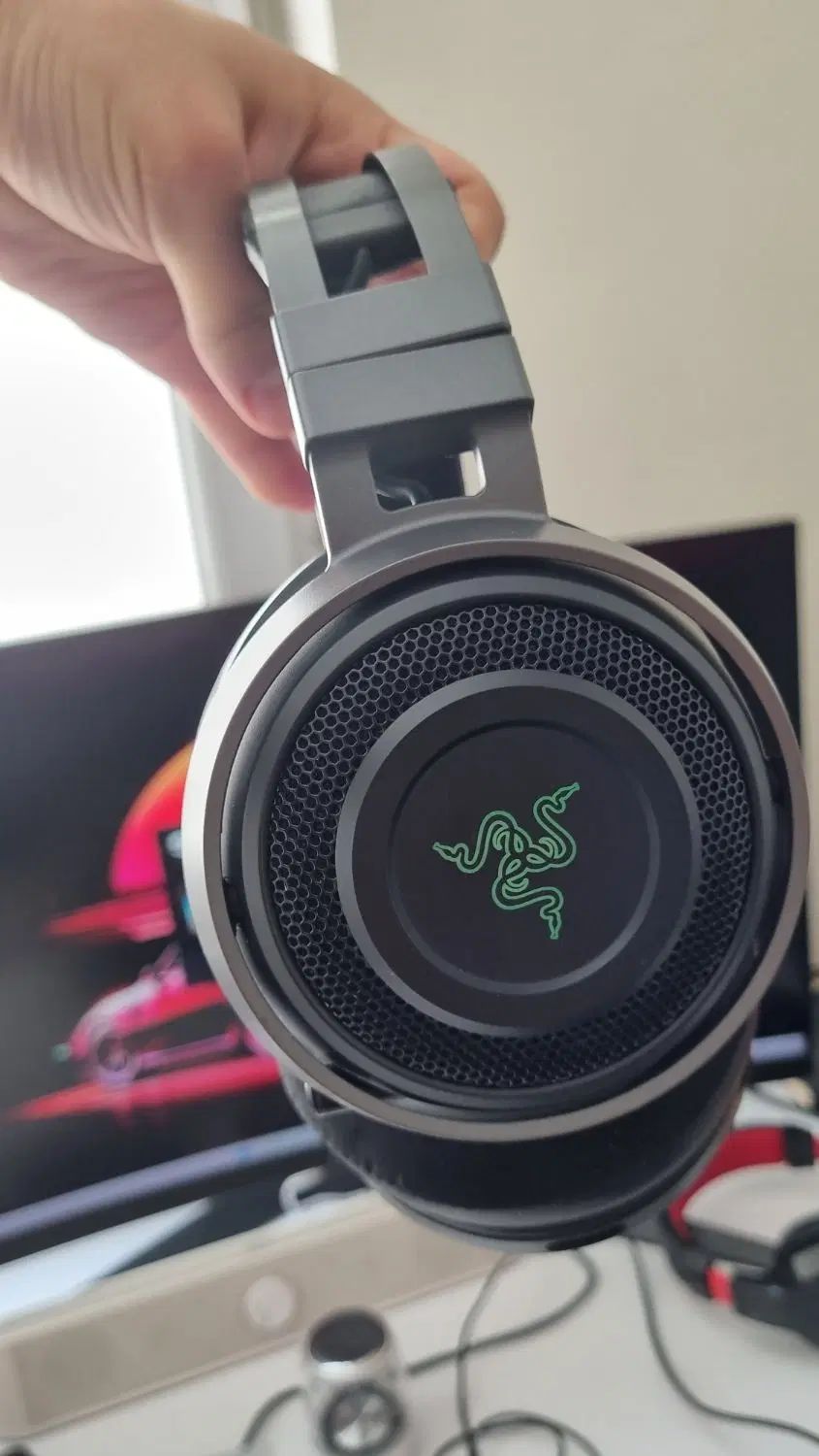 هدست هدفون گیمینگ ریزر Razer nari ultimate بی سیم|قطعات و لوازم جانبی رایانه|تهران, استاد معین|دیوار