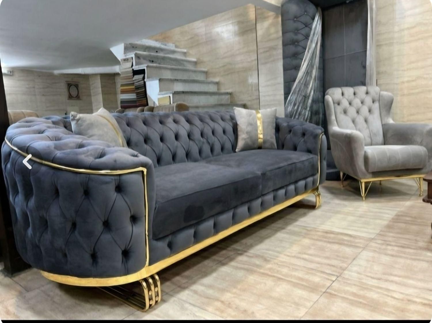 مبل*چستر توسکا* پارکر (تولیدی و ارزانکده) چک صیادی|مبلمان خانگی و میز عسلی|خرمآباد, |دیوار