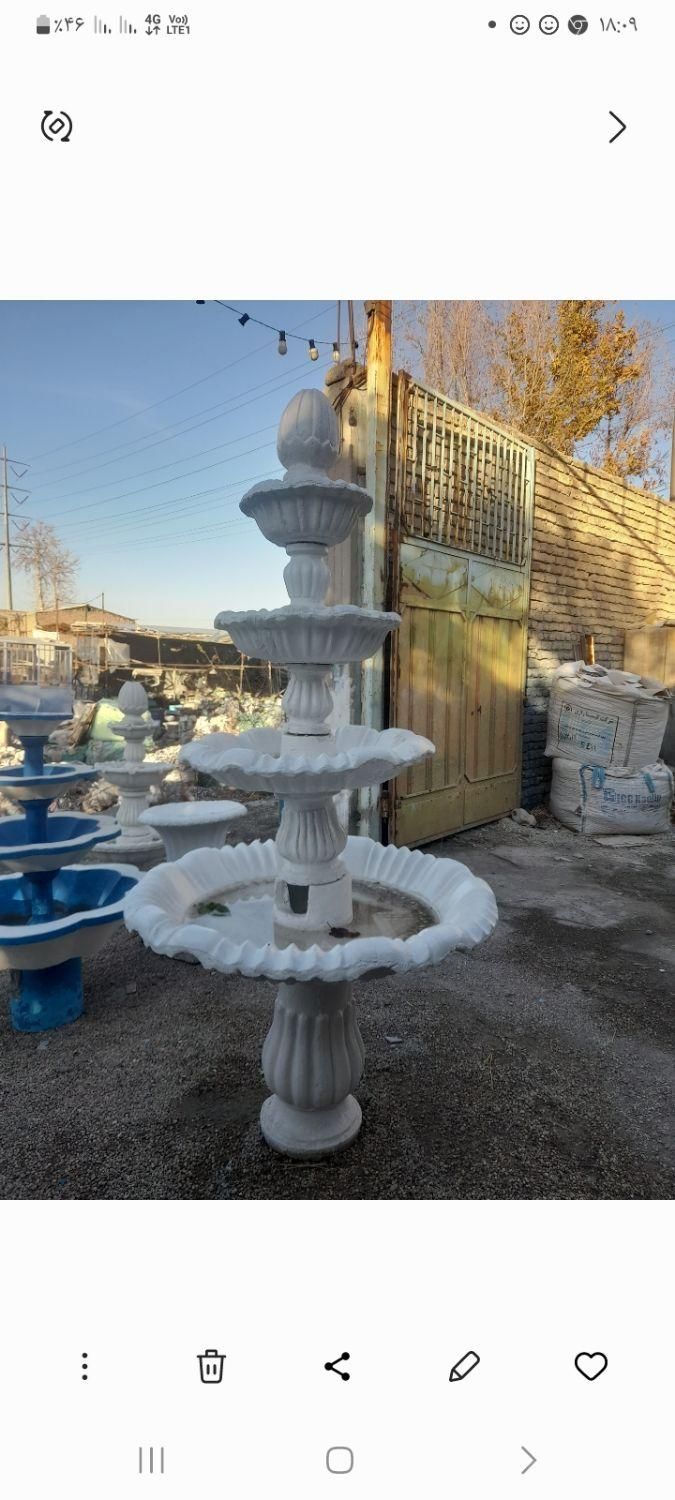 موزاییک.حوض آبنما.|مصالح و تجهیزات ساختمان|لردگان, |دیوار