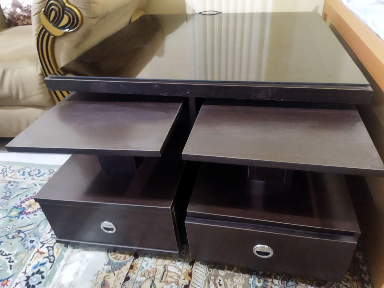 میز وسط با چهار میز عسلی|مبلمان خانگی و میز عسلی|رشت, نامجو|دیوار