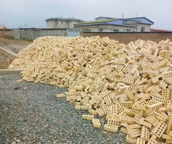 اجرسفال/اجرسفال زرد/آجر ۷ سانت|عمده‌فروشی|زرند, |دیوار