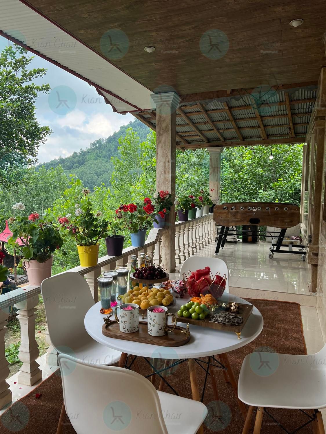 میز و صندلی ناهارخوری فایبرگلاس نشکن|میز و صندلی غذاخوری|پردیس, فاز ۲|دیوار