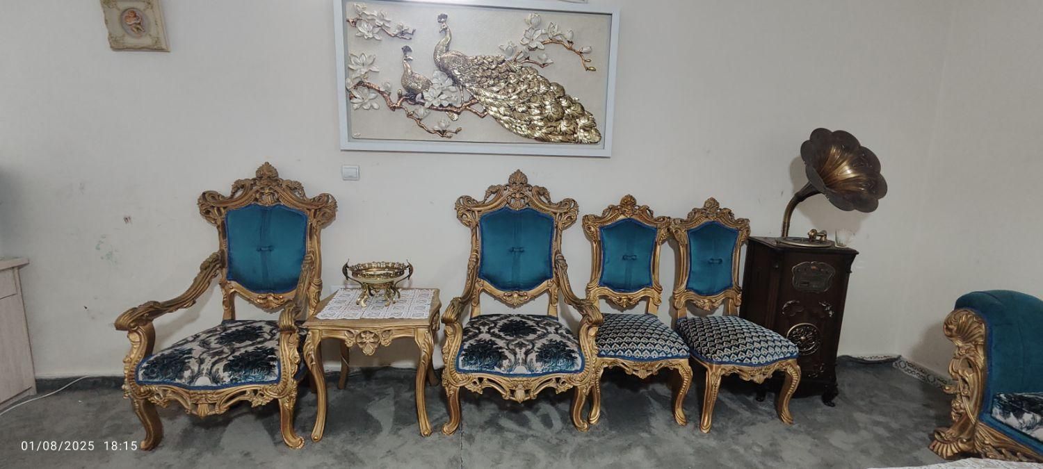 مبل ۹ نفره تمام چوب|مبلمان خانگی و میز عسلی|تهران, شهرک گلها|دیوار
