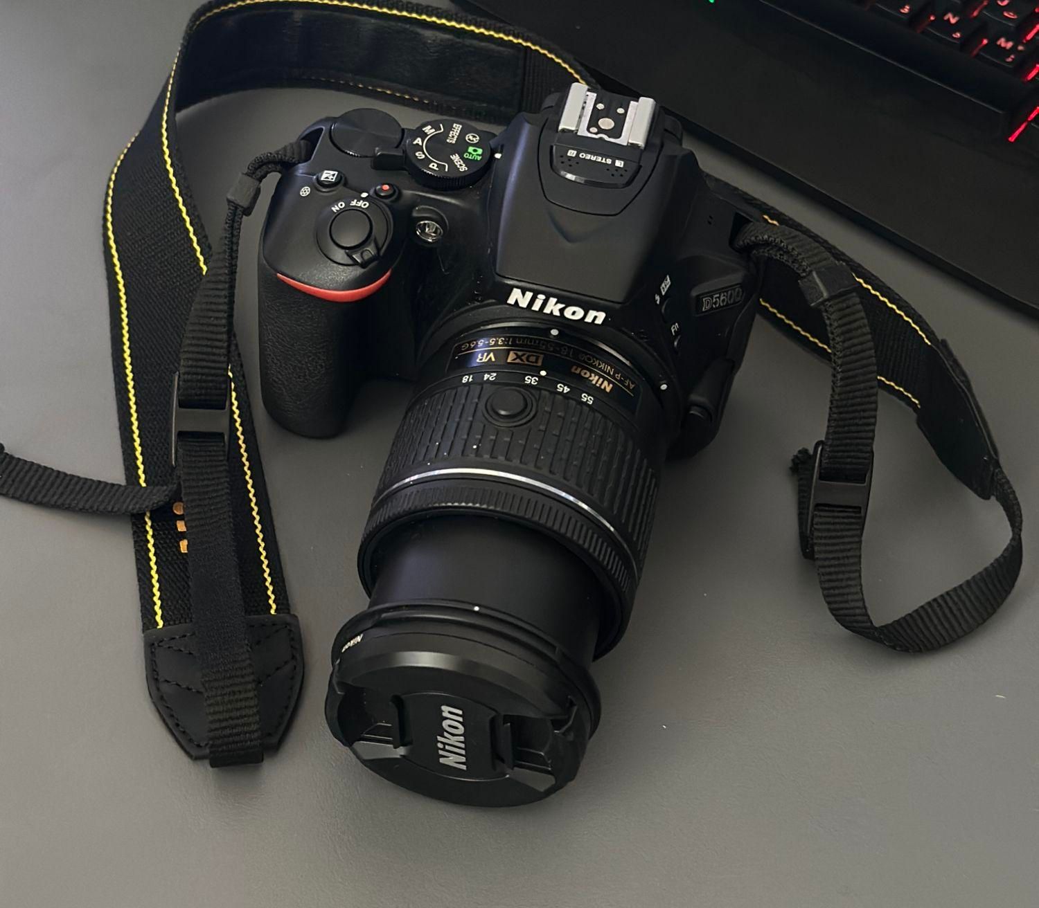 فروش دوربین Nikon D5600 با لنز|دوربین عکاسی و فیلم‌برداری|یزد, |دیوار