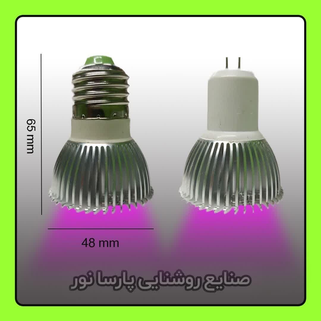 تولید لامپ ۳ وات فول اسپکتروم / هالوژن رشد گیاه|گل و گیاه طبیعی|مشهد, سناباد|دیوار