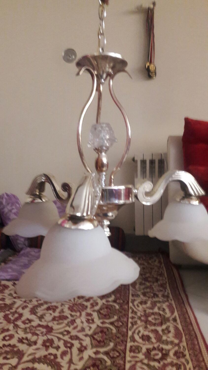 لوستر ۳ عدد|لوستر و چراغ آویز|اصفهان, گلستان|دیوار