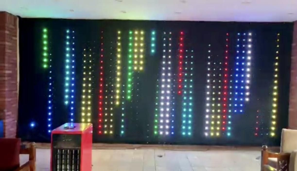 پرده ال ای دی فول کالر رم خور|ریسه و چراغ تزئینی|تهران, تختی|دیوار