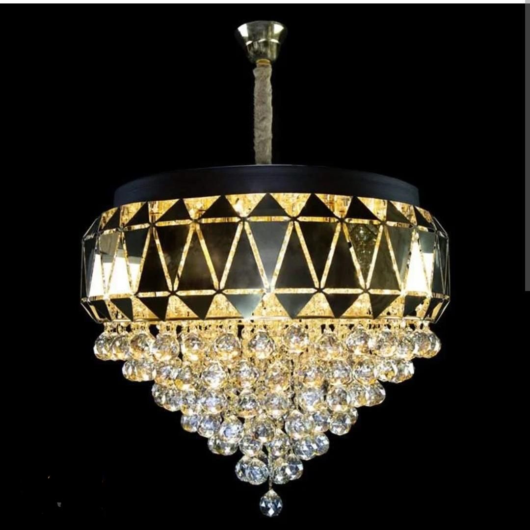 لوستر الماسی سایز 45 جنس استیل|لوستر و چراغ آویز|بروجرد, |دیوار