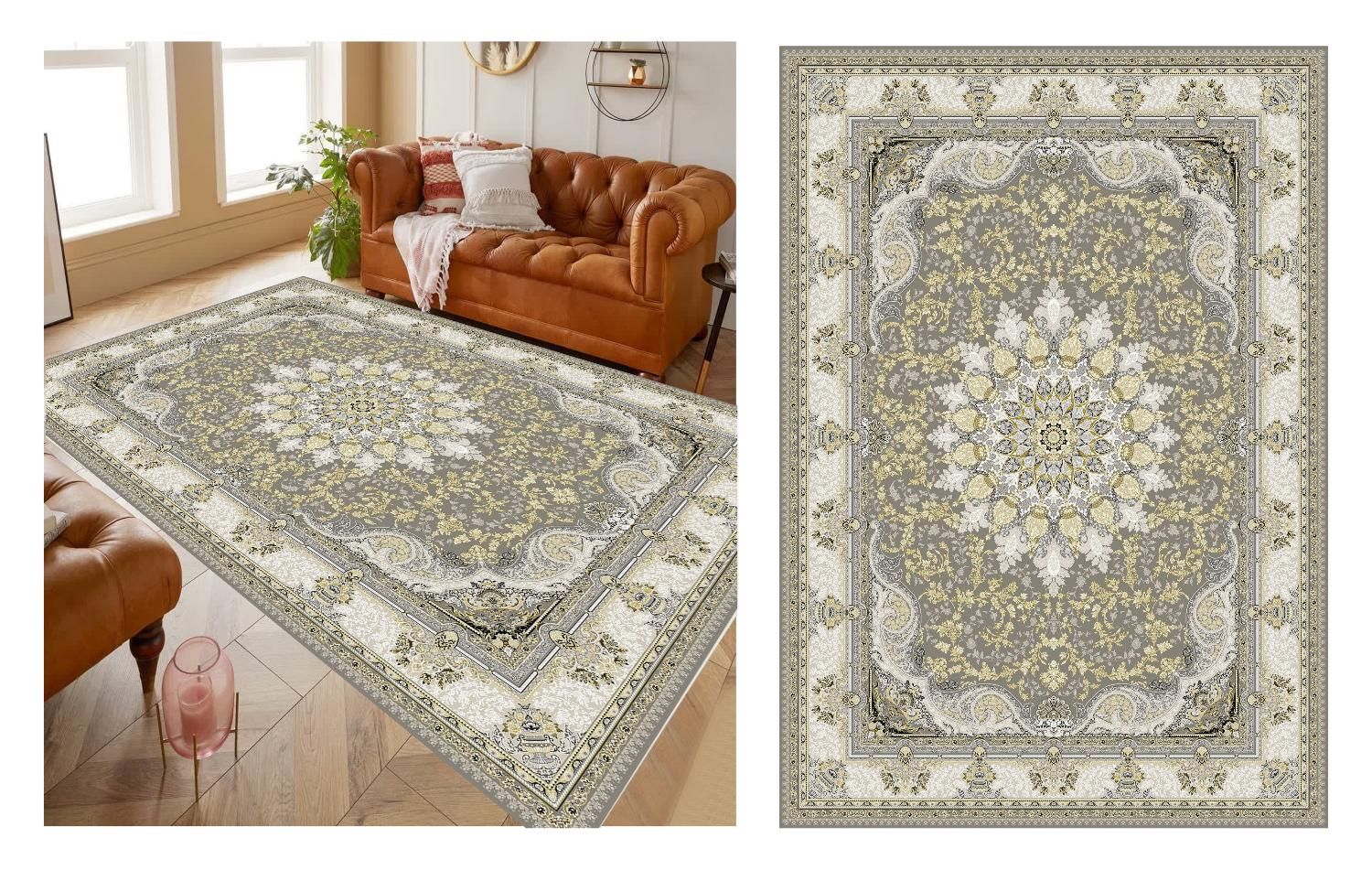 فرش مخمل /روفرشی کش دار کد 6279|روفرشی|اصفهان, خلیل آباد|دیوار