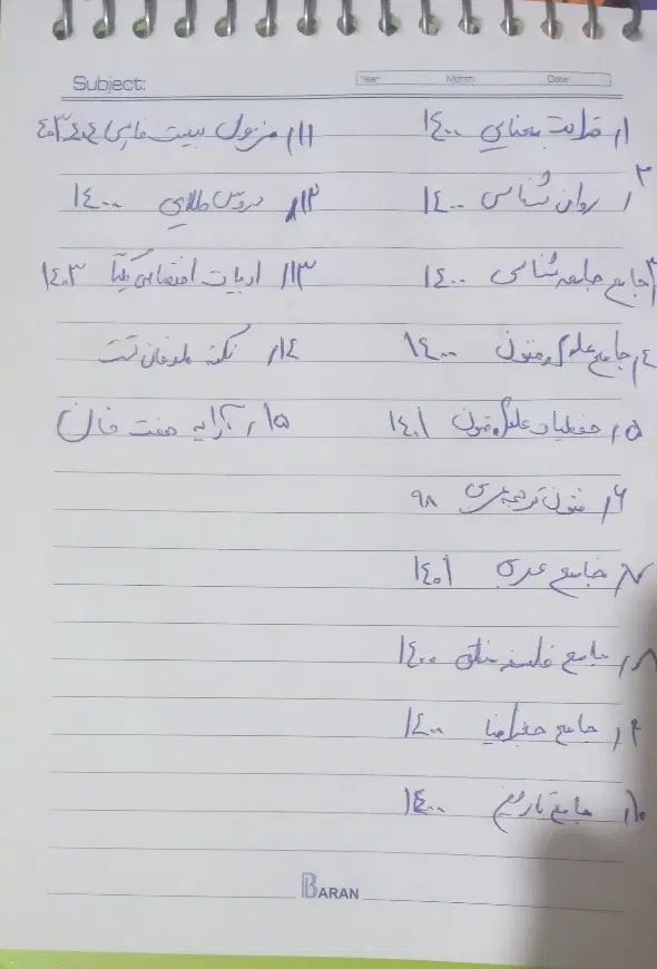 کتاب تست / جزوهانسانی|کتاب و مجله آموزشی|تهران, آجودانیه|دیوار