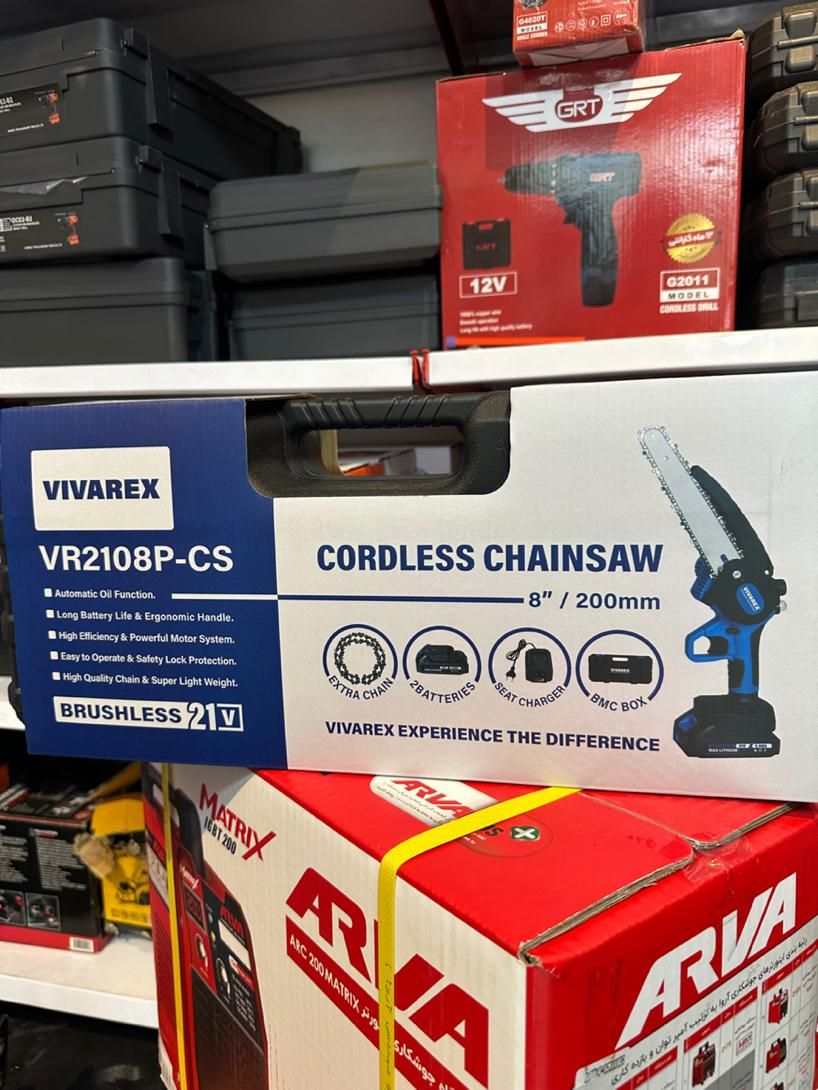 اره زنجیری درخت بر شارژی براشلس ۲۰ سانت ویوارکس|ابزارآلات|تهران, ائمه اطهار|دیوار