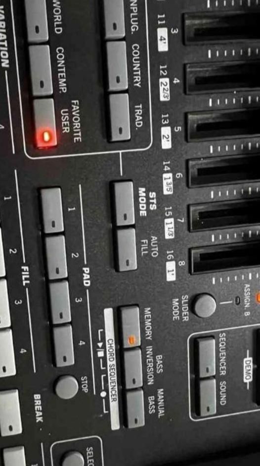 ارگ pa3x  پنج اکتاو|پیانو، کیبورد، آکاردئون|شهرکرد, |دیوار