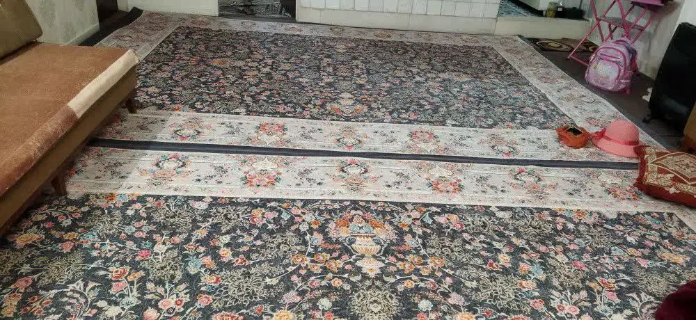 دو تخته روفرشی  ابریشمی فقط 3ماه استفاده شده|روفرشی|ری, فیروزآبادی|دیوار