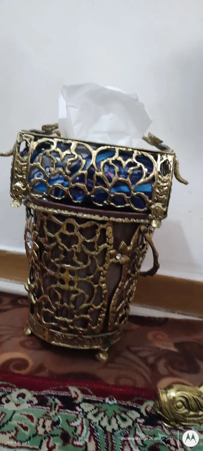 سطل و دستمال برنز|صنایع دستی و سایر لوازم تزئینی|تهران, تاکسیرانی|دیوار