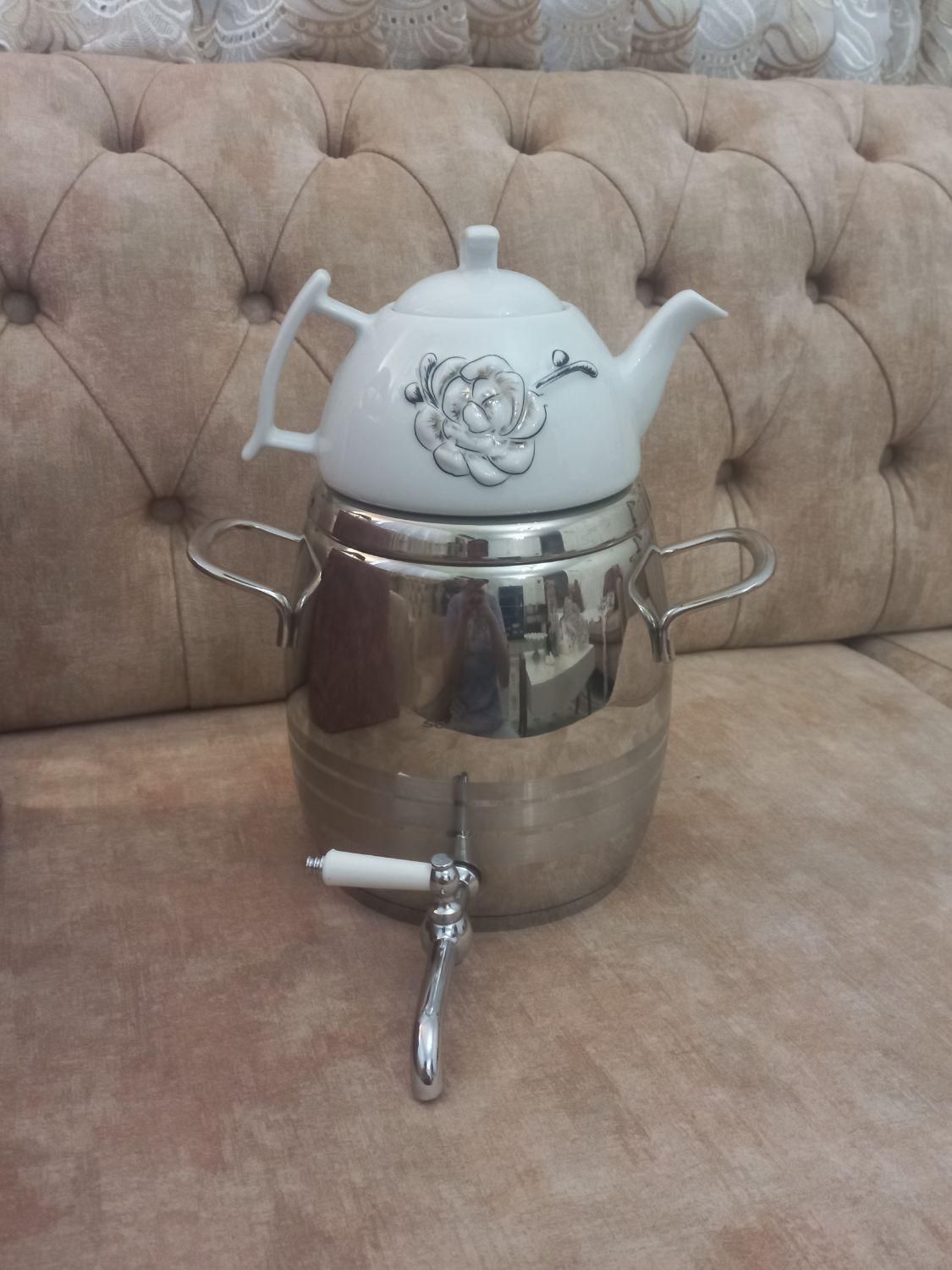 فروش فوری کتری قوری سماوری ترک ۵ لیتری با تخفیف|قوری، کتری، قهوه‌ساز دستی|لاهیجان, حاجی آباد|دیوار