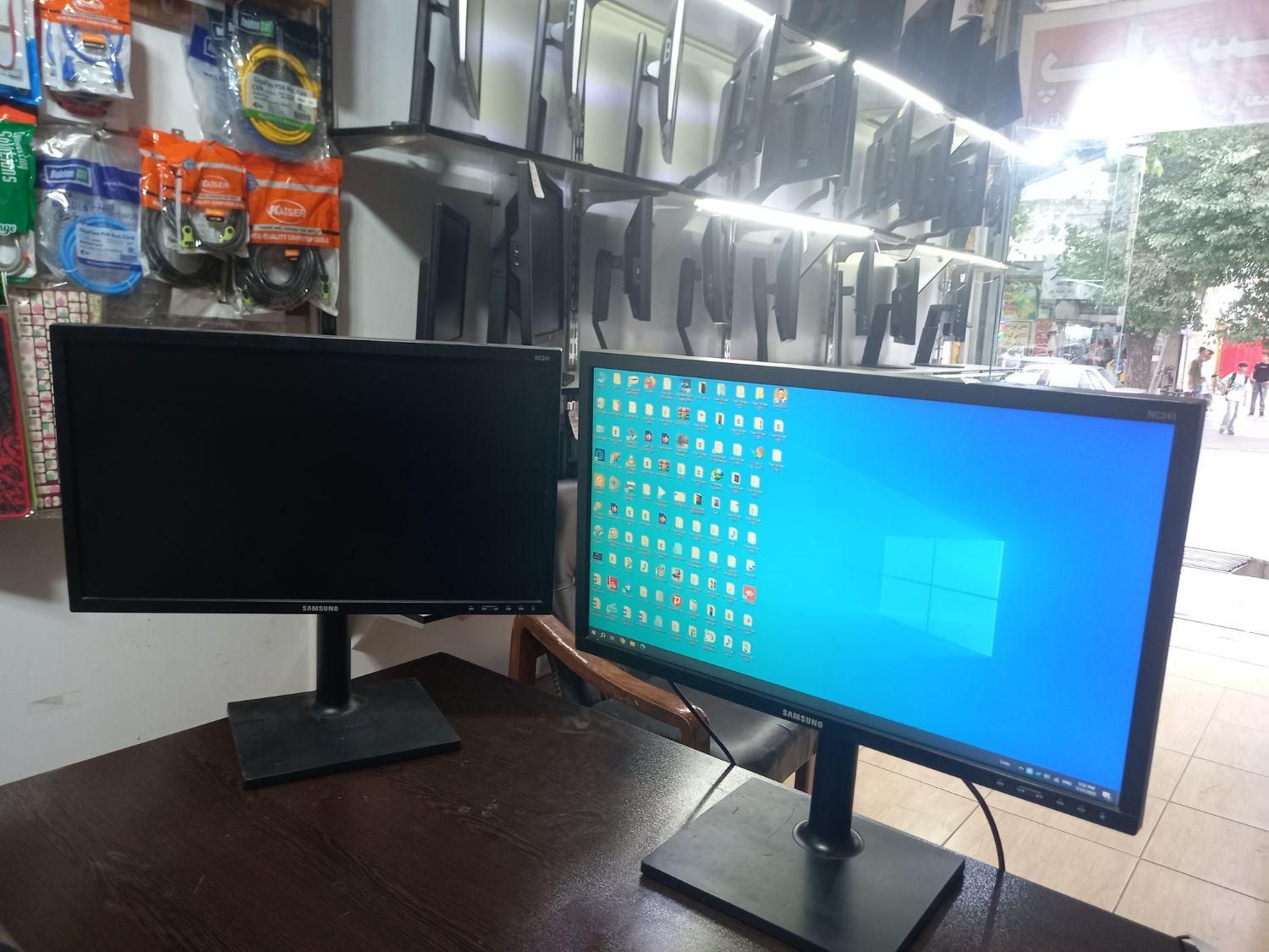 مانیتور استوک ۲۴ اینچ برند سامسونگ led|قطعات و لوازم جانبی رایانه|شهرکرد, |دیوار