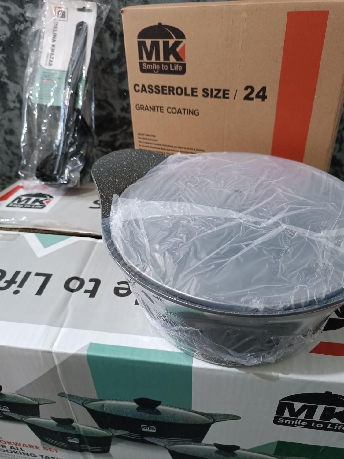 ست قابلمه چدن گرانیتی MK|ظروف پخت‌وپز|کرج, شهرک جهان‌نما|دیوار