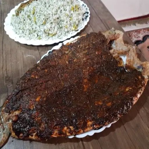 قلیه ماهی جنوبی و ماهی کبابی همراه با حشو ابادان|خوردنی و آشامیدنی|تهران, افسریه جنوبی|دیوار
