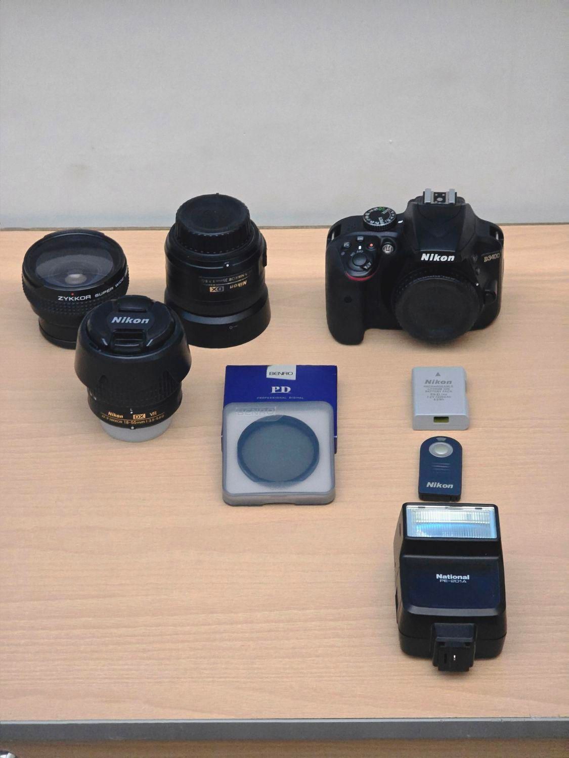 دوربین نیکون Nikon D3400|دوربین عکاسی و فیلم‌برداری|تهران, سرخه حصار|دیوار