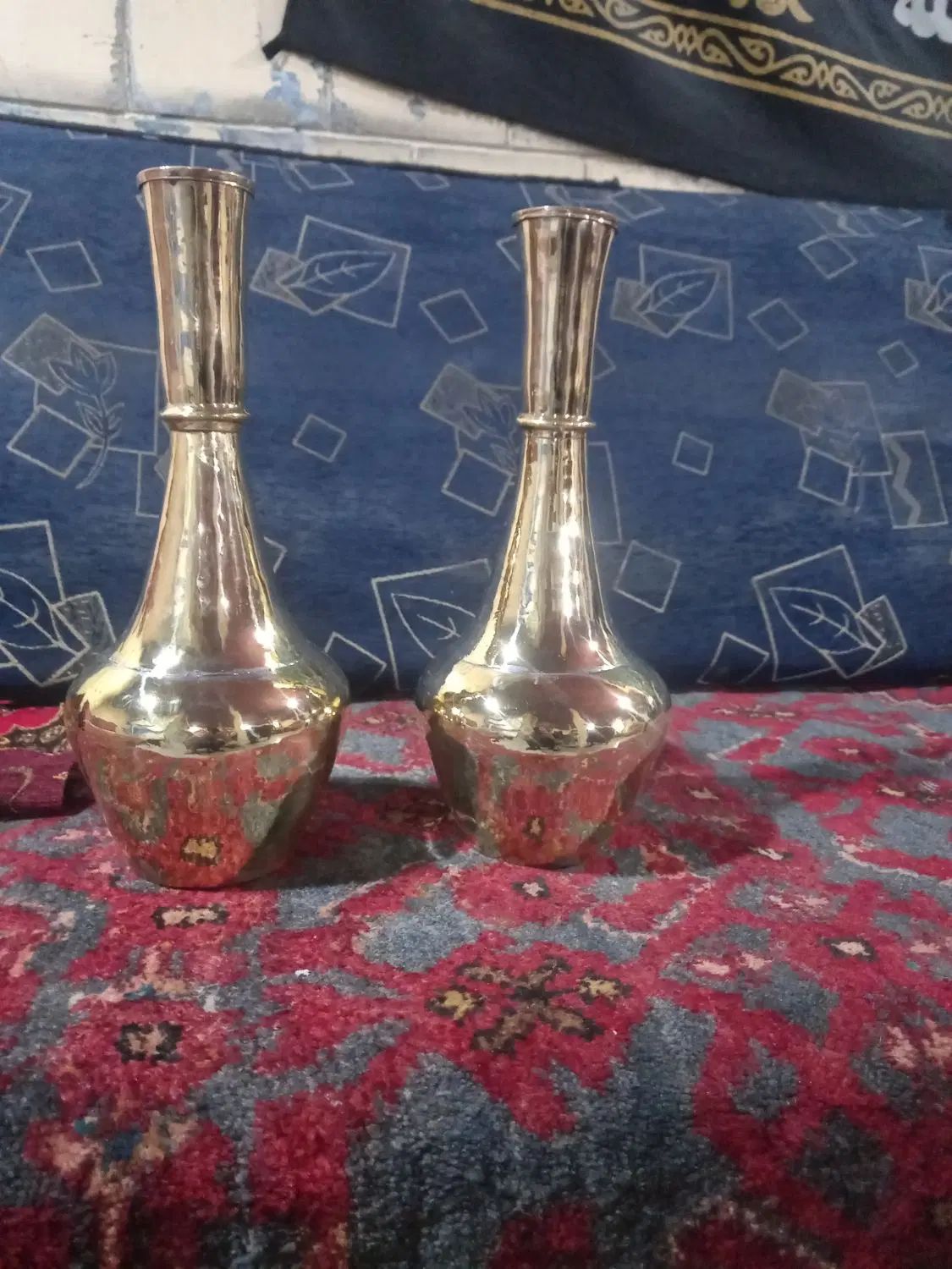 دوغ خوری برنجی سماور ورشو و افتابه بزرگ مس|کلکسیون اشیاء عتیقه|تهران, ائمه اطهار|دیوار