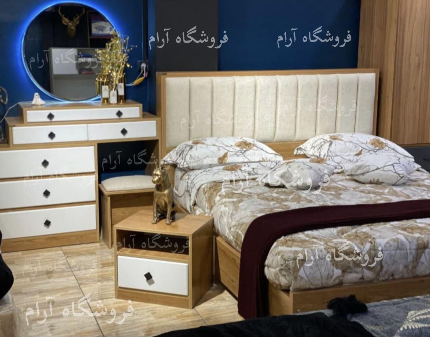 سرویس خواب روکو طراحی خاص|تخت و سرویس خواب|کرج, منظریه|دیوار