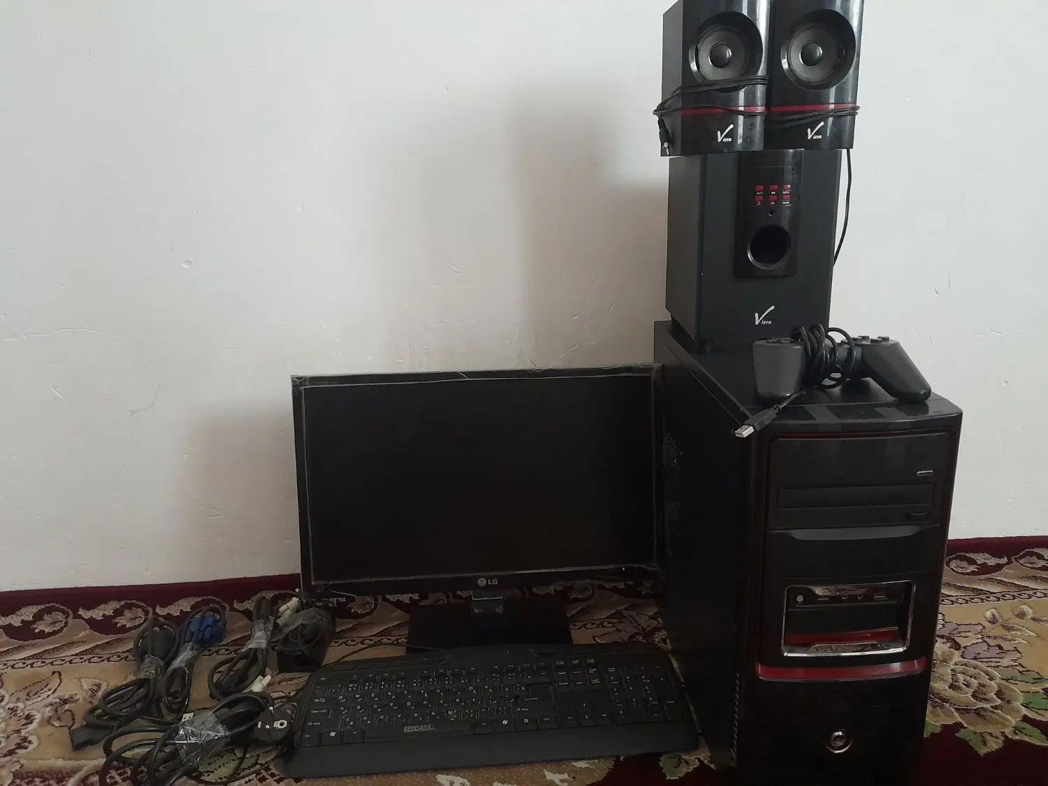 کامپیوتر با لوازم کامل|رایانه رومیزی|مشهد, شهرک مهرگان|دیوار