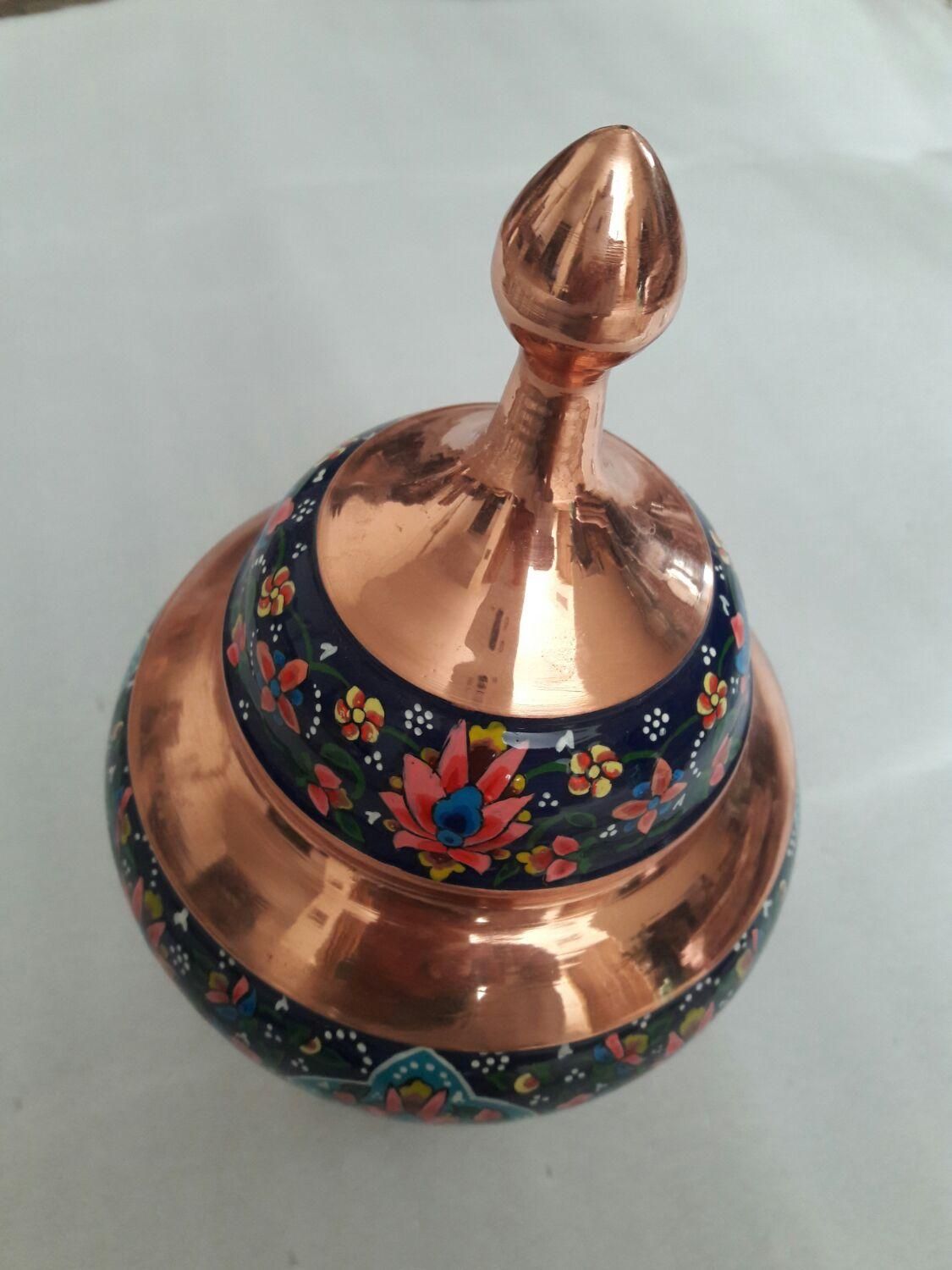 شکلات خوری مسی مینیاتور|صنایع دستی و سایر لوازم تزئینی|اصفهان, امامزاده اسماعیل|دیوار