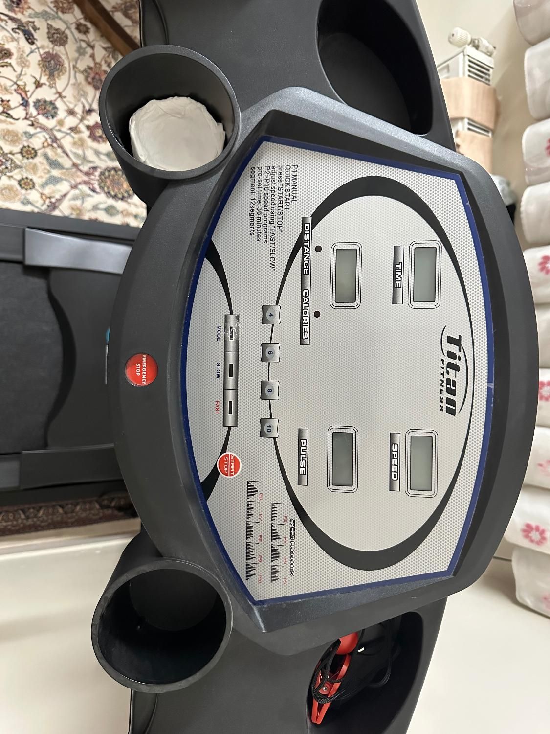 تردمیل تایتان 5080 کم کار کرد در حد نو اصل تایوان|تجهیزات ورزشی|تهران, باغ خزانه|دیوار