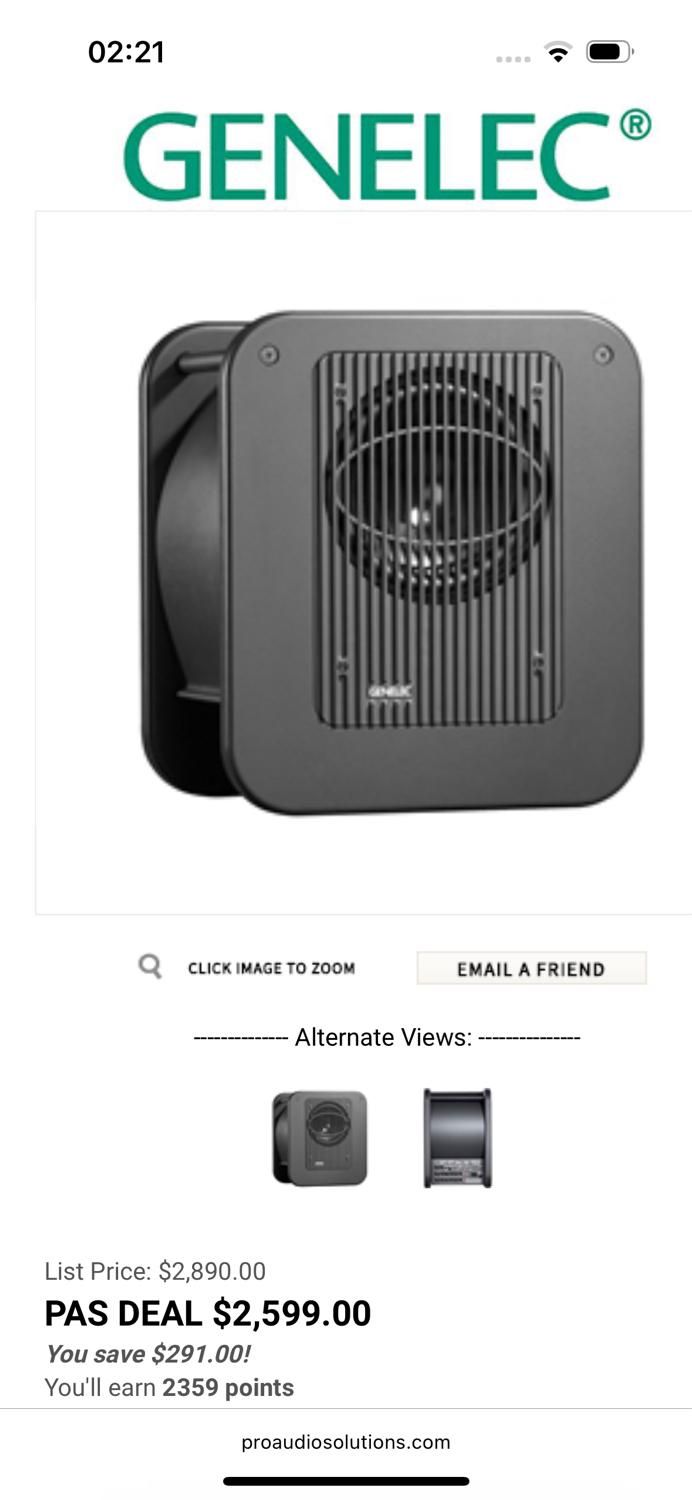 Genelec 7060B ساب ووفر جنلک|سیستم صوتی خانگی|تهران, نظامی گنجوی (توانیر)|دیوار