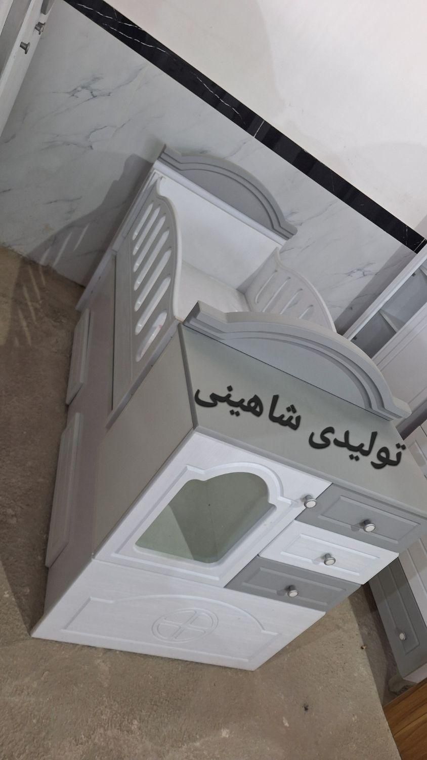 تخت و کمد طرح کرال نوزاد و نوجوان|تخت و صندلی بچه|مشهد, خواجه ربیع|دیوار
