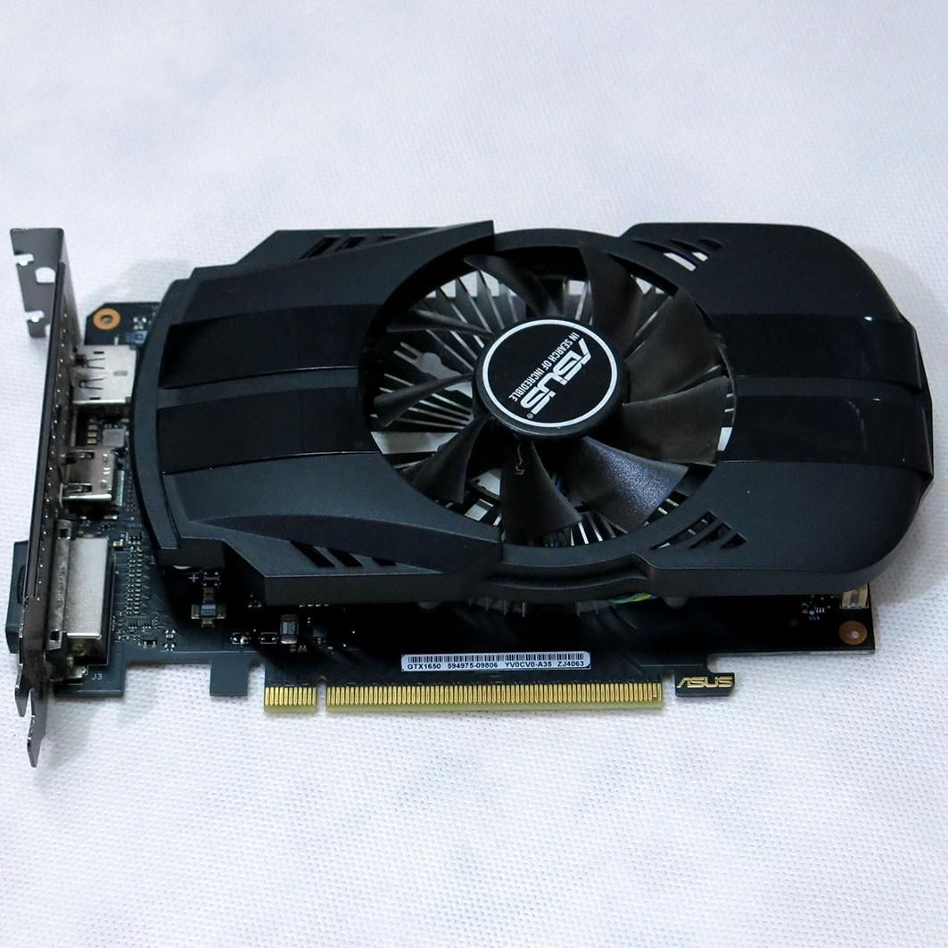 گرافیک GTX 1650 ایسوز 4 گیگ|قطعات و لوازم جانبی رایانه|قم, چهار مردان|دیوار