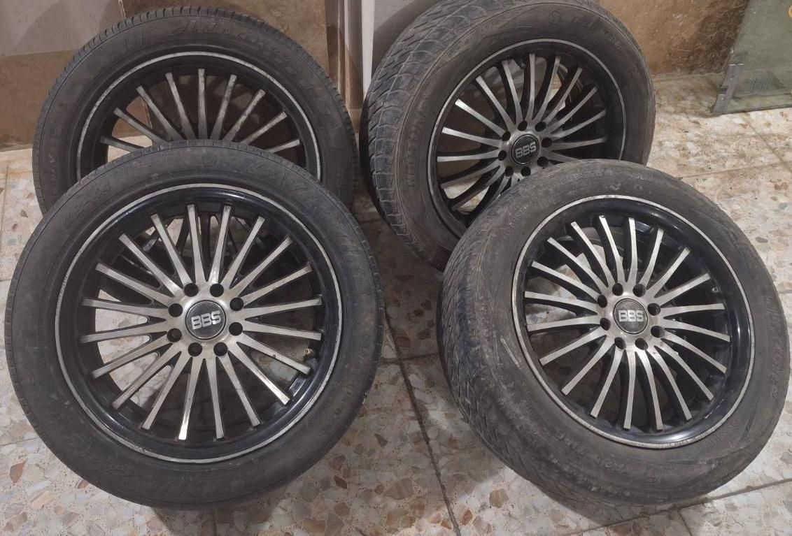 فروش رینگ اسپرت BBS سایز ۱۶ با لاستیک ۲۰۵ در حد|قطعات یدکی و لوازم جانبی|بوئین زهرا, |دیوار