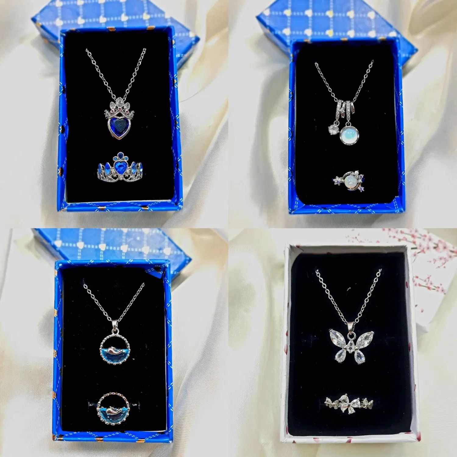 گردنبند و انگشتر فانتزی ست دارای مدل های مختلف|بدلیجات|قم, ارم|دیوار