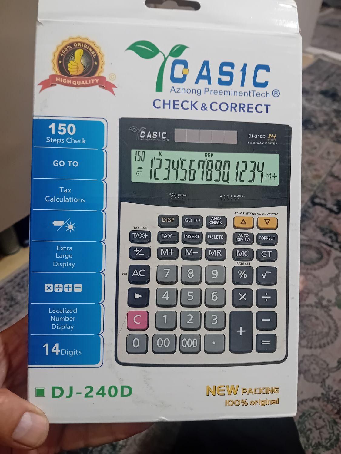 ماشین حساب  آکبند OAS1C مدل DG240D. اورژینال|لوازم التحریر|تهران, امام زاده حسن|دیوار