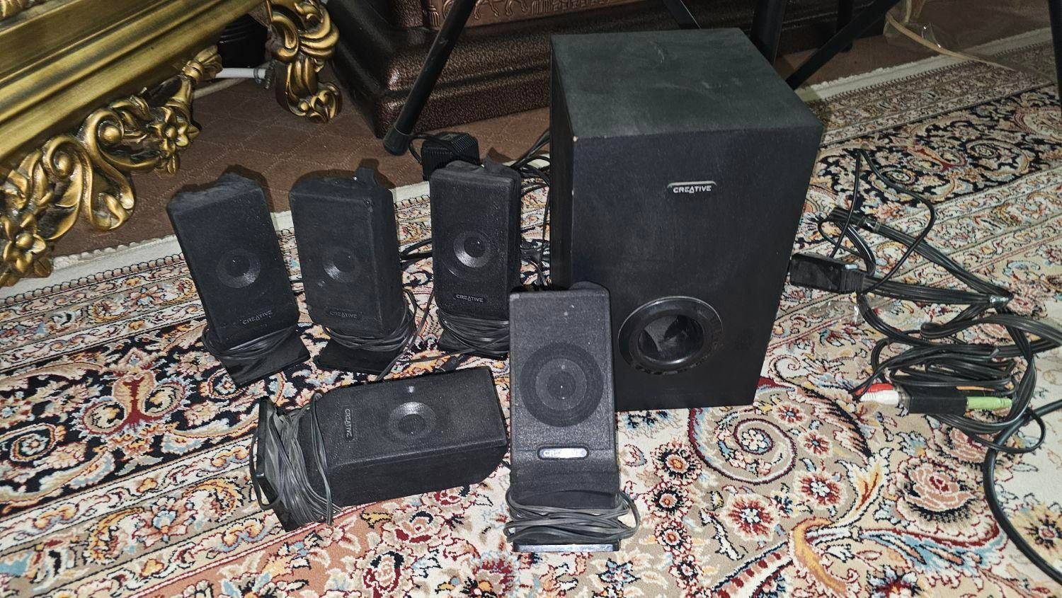 اسپیکر کامپیوتر کریتیو creitiv|سیستم صوتی خانگی|اصفهان, ملک‌شهر|دیوار