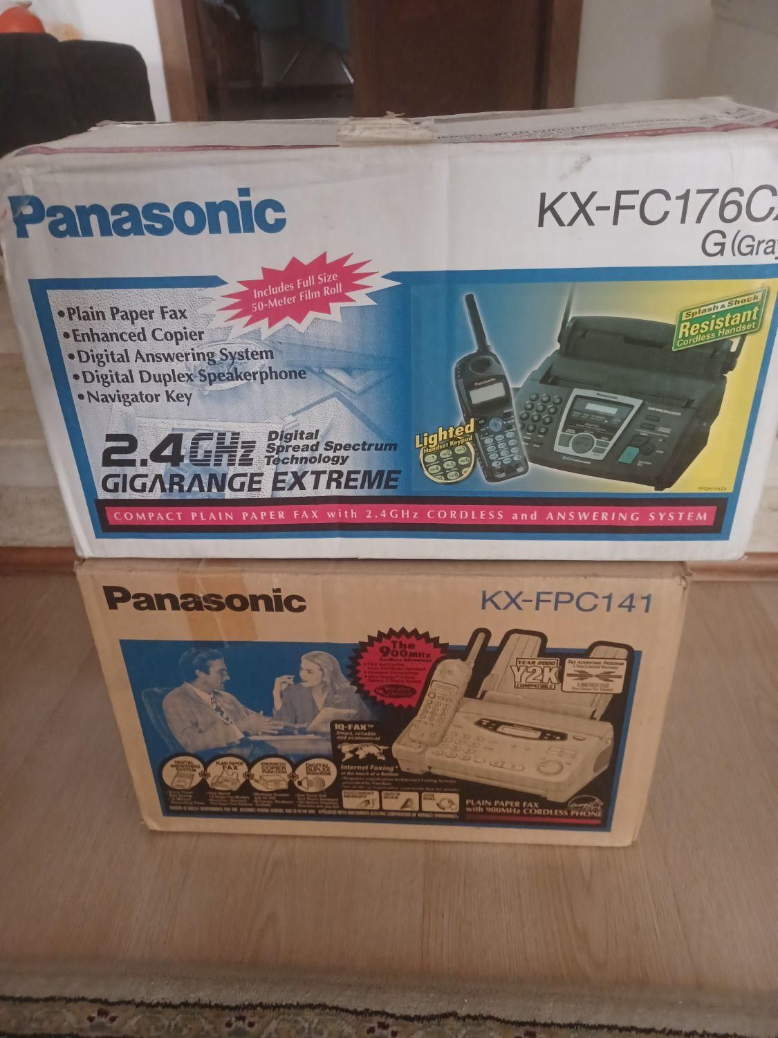 دو عدد فکس پاناسونیک گوشی بیسیم|پرینتر، اسکنر، کپی، فکس|اصفهان, ناژوان|دیوار