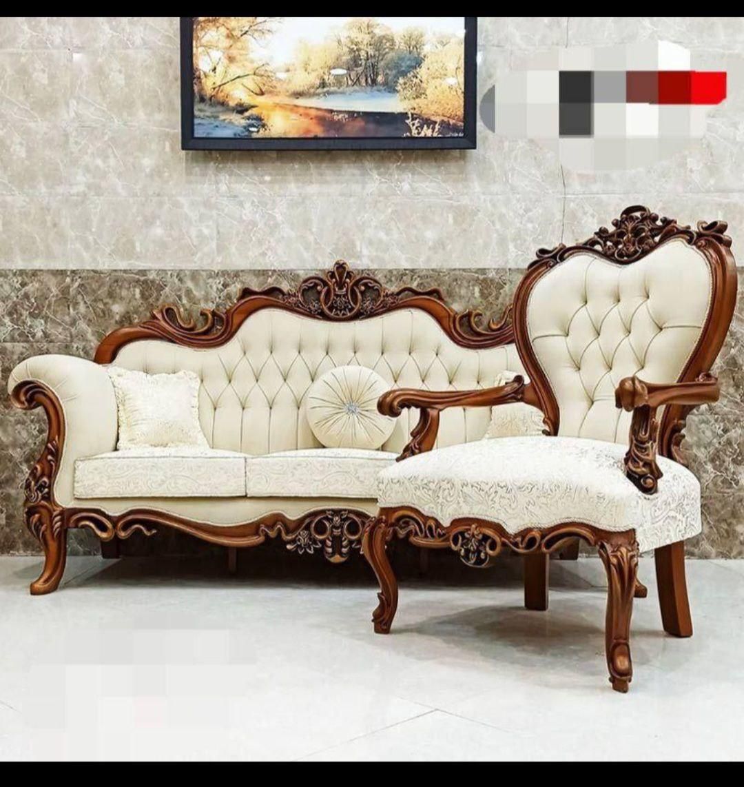 مبل استیل مدل افسون چوب راش (نقد واقساط باچک)|مبلمان خانگی و میز عسلی|قرچک, پویینک|دیوار