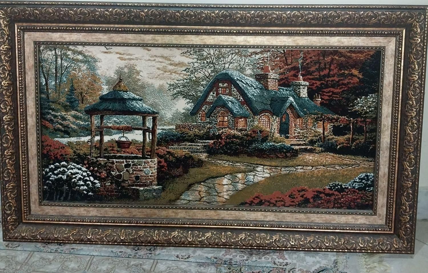 تابلو فرش کلبه|تابلو فرش|اصفهان, احمدآباد|دیوار