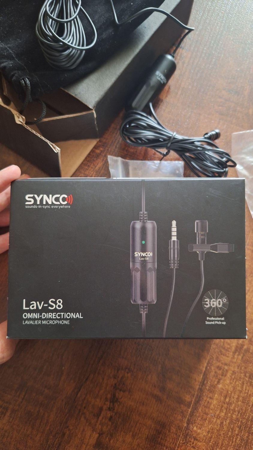 میکروفون یقه ای Synco s8 Lavalier|صوتی و تصویری|تهران, خانی‌آباد نو|دیوار