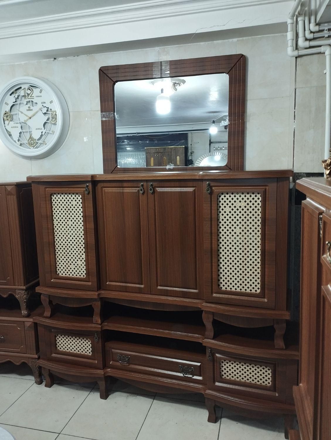 آینه کنسول مدل الماس|بوفه، ویترین، کنسول|تبریز, |دیوار