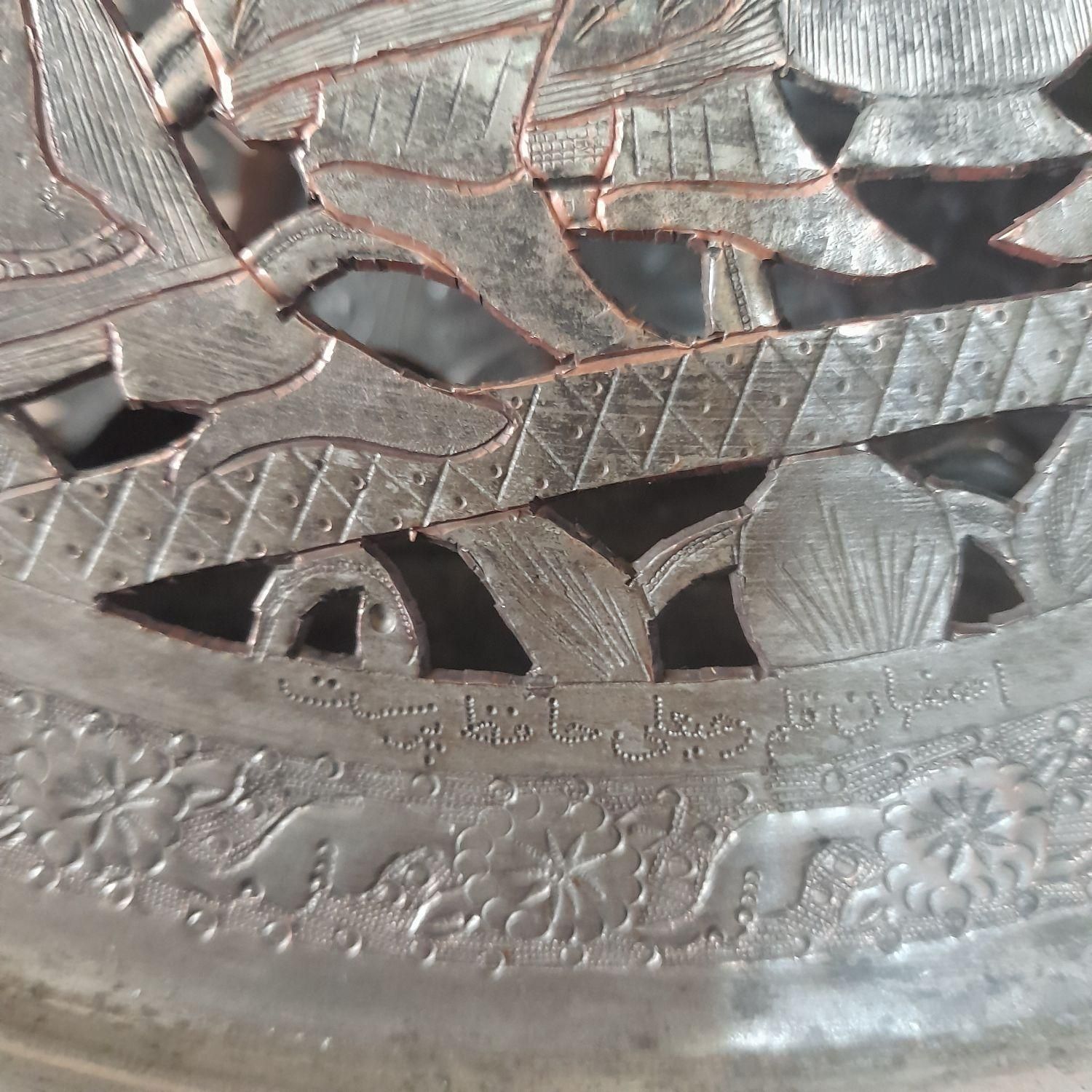 سینی تاس وپارچ و سه عدد سینی امضا دار مسی قدیمی|کلکسیون اشیاء عتیقه|تهران, سبلان (لشگر)|دیوار