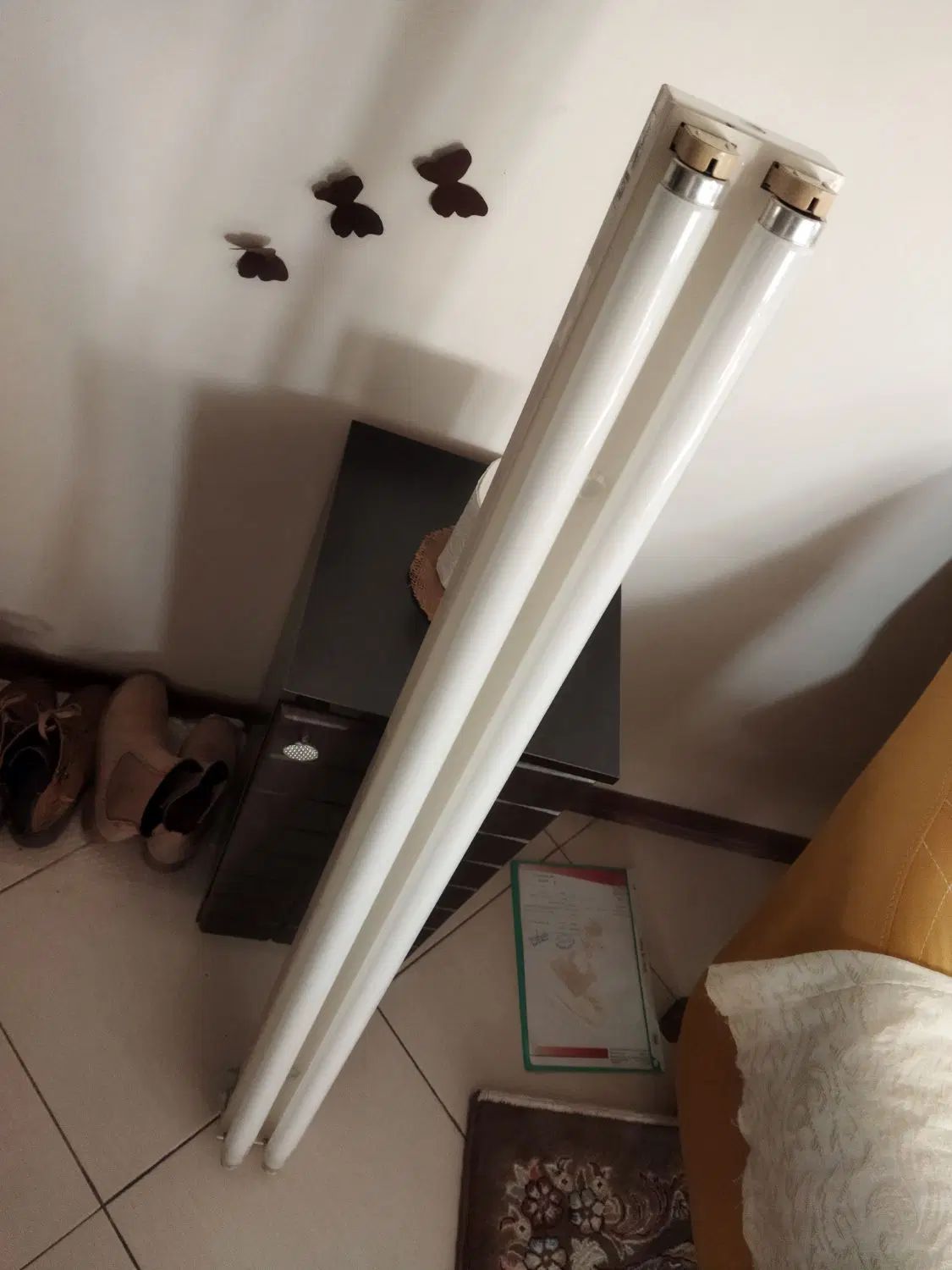 مهتابی دوقلو و لوستر و جعبه و باکس و سرتاس|لامپ و چراغ|تهران, دریاچه شهدای خلیج فارس|دیوار