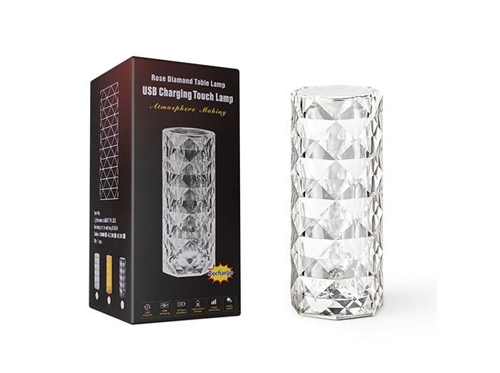 چراغ شارژی رومیزی با طراحی کریستال|چراغ خواب و آباژور|مشهد, سناباد|دیوار