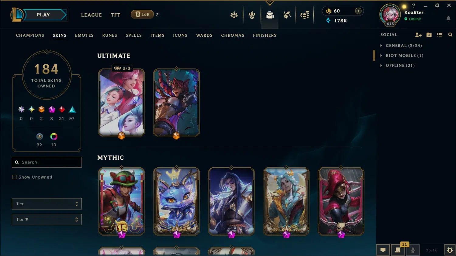 اکانت league of legends|کنسول، بازی ویدئویی و آنلاین|تهران, امانیه|دیوار