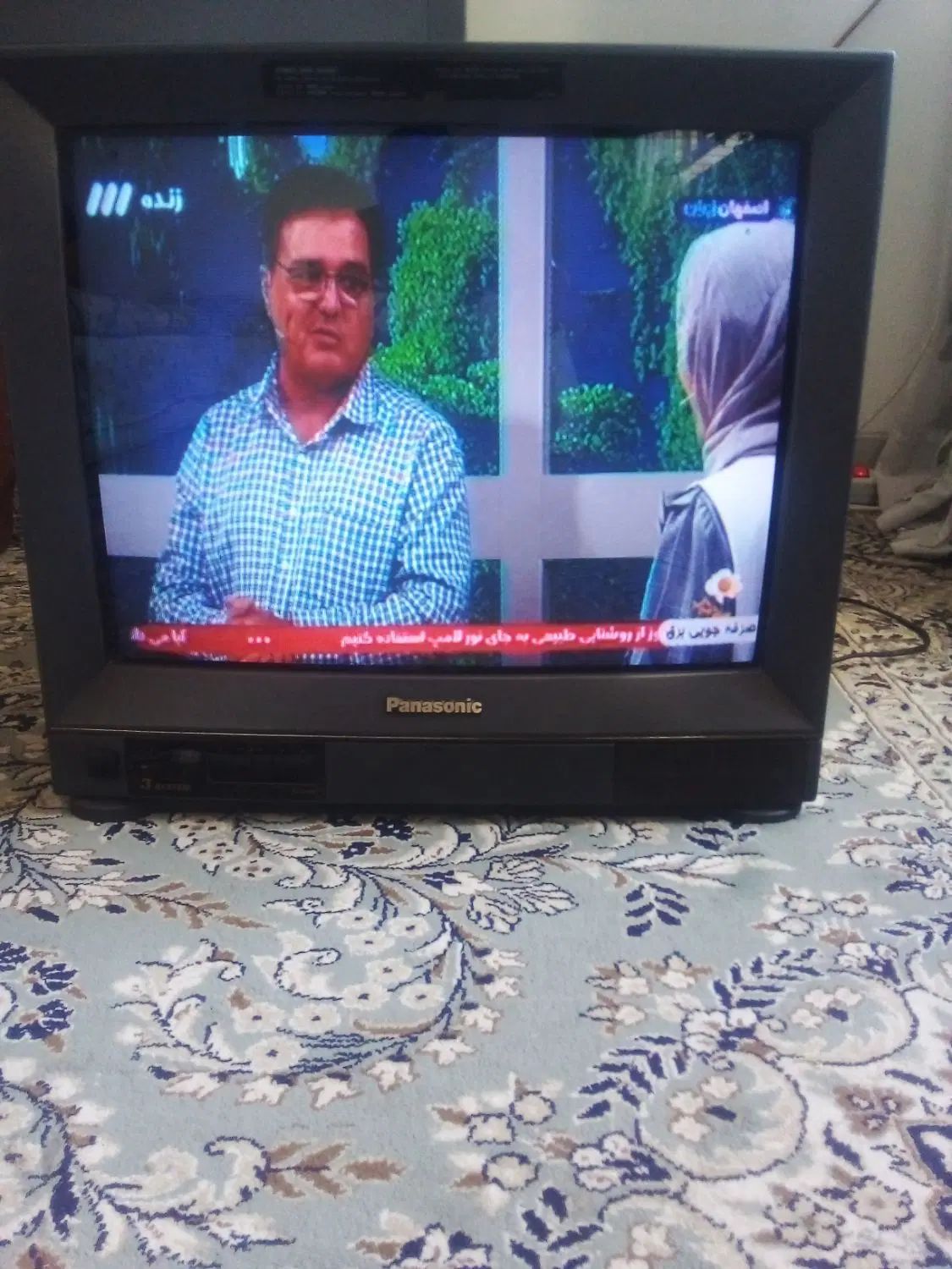 تلویزیون پاناسونیک ژاپنی اصل ظریف ۲۱ آنچ سالم|تلویزیون و پروژکتور|یزد, |دیوار